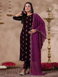 Ishin Women Kurta Pant Dupatta Set