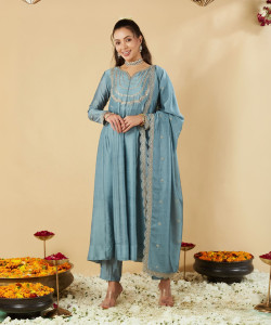 MOKOSH Women Kurta Pant Dupatta Set