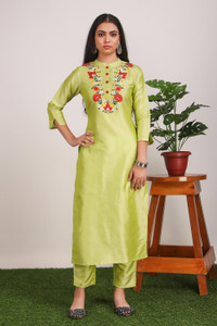 v tradition Women Kurta Palazzo Set