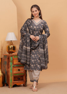 Akii's Women Kurta Pant Dupatta Set