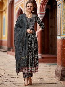 Ziva Fashion Women Kurta Pant Dupatta Set
