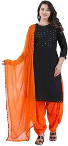 KRAFTTALESINDIA Embellished Kurta, Patiala & Dupatta Set