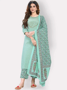 VBUYZ Women Kurta Pant Dupatta Set