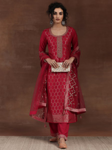 LIBAS Women Kurta Pant Dupatta Set