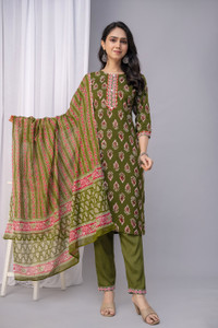 Vindyavasini Women Kurti Pant Dupatta Set