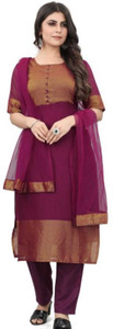 A One Collection Women Kurta Pant Dupatta Set
