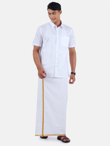Ramraj Cotton Men Shirt Dhoti Set