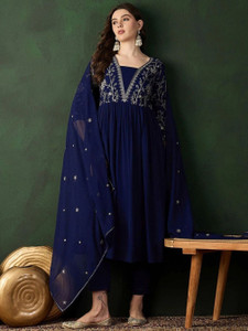 DISHWA FASHION Women Kurta Pant Dupatta Set