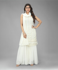 DISHWA FASHION Women Kurta Sharara Set