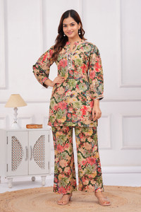 shobhit Women Kurta Palazzo Set
