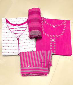 BILANZA Women Kurti Pant Dupatta Set