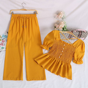 Stainland Women Ethnic Top Palazzo Set