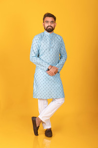 seawind Men Kurta Pyjama Set