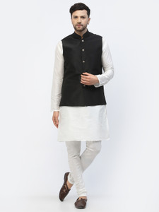 TS Lifestyle Men Kurta Churidar Ethnic Jacket Set