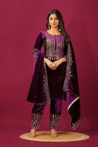 Kimoza Women Kurta Pant Dupatta Set
