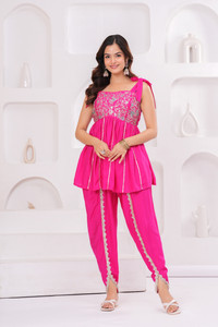 TFP Women Kurti Dhoti Pant Set