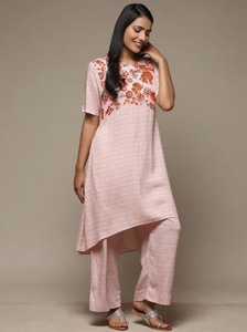 BIBA Women Kurta Palazzo Set