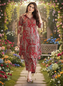 Galbaliya Women Kurti Palazzo Set