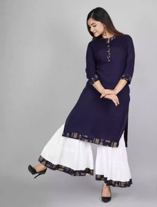 SUBH LAXMI Women Kurti Palazzo Set