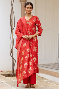 Nehamta Women Kurta Pant Dupatta Set