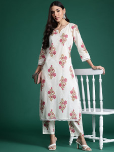 BKApparels Women Kurta Pant Set