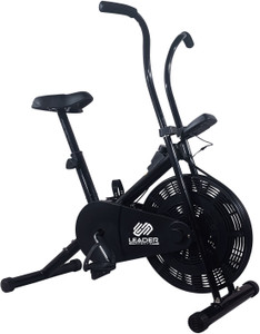 Leader Sportz Airmax Exercise Bike|Indoor Gym Cycle with Stationary Handle for Cardio Training Upright Stationary Exercise Bike