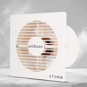 unleash Storm 8 inch Exhaust Fan with 100% Copper Motor For Kitchen Bathroom & Home 200 mm 5 Blade Exhaust Fan