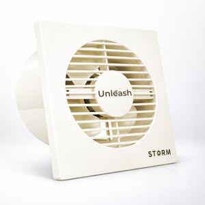 unleash Storm 8 inch (200 mm) Exhaust Fan with 100% Copper Motor For Kitchen & Bathroom 200 mm Exhaust Fan