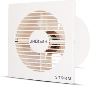 unleash Storm 8 inch (200 mm) Exhaust Fan with 100% Copper Motor For Kitchen & Bathroom 200 mm Exhaust Fan