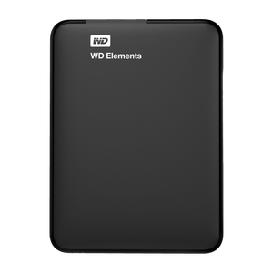 WD Elements 4 TB External Hard Disk Drive (HDD) 5 GB/s, USB 2.0, USB 3.0 Cable, Compatible with Windows (Wired)