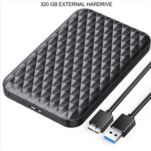 Carecase 2.5inch Portable Harddrive External Harddrive 320 Gb External Hard Disk Drive GB External Hard Disk Drive (HDD)