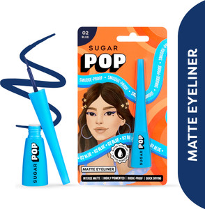शुगर पॉप Matte Finish Eyeliner�Upto 24 Hrs wear|Smudge-Proof Pencil, Water-Resistant, 4.5 ml