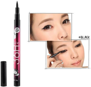 SKINPLUS Liquid Waterproof Lash Eyeliner Pencil (Colour: Black) (Pack Of: 3) 1.2 ml