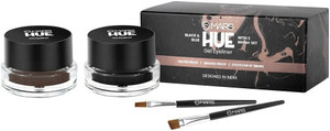 MARS 2 in 1 Black & Brown Water Proof & Smudge Proof 24hrs Gel Eyeliner 6 g