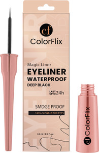 ColorFlix Long Lasting Waterproof Eyeliner with Smudge Proof Formula for Bold Eye Look 3.5 ml