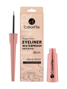 ColorFlix Long Lasting Waterproof Eyeliner with Smudge Proof Formula for Bold Eye Look 3.5 ml