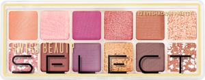 SWISS BEAUTY Select 12 shades Eyeshadow Palette |Mattes + Shimmers + Metallics 10 g