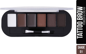 Shryoan Tattoo Brow Powder & Cream Eyebrow Palette | Highly Pigmented & Long Lasting 4 g