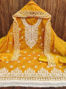 Fasdest Modal Embroidered Salwar Suit Material