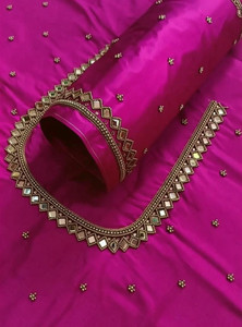 SAINAGARMENTS Art Silk Self Design Blouse Material