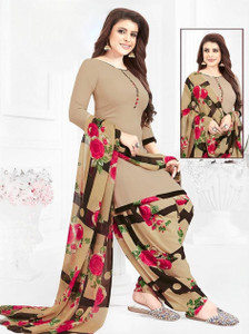 VERCO Crepe Printed Salwar Suit Material
