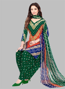 ANIRAV Crepe Printed Salwar Suit Material