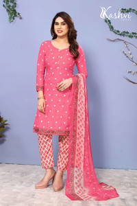 Kashvi Crepe Floral Print Salwar Suit Material