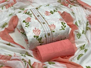 श्री पारस क्रिएशन प्योर कॉटन प्रिंटेड सलवार सूट मटेरियल