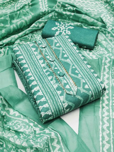 KenaEnterprises Cotton Blend Printed Salwar Suit Material