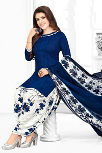 VERCO Crepe Printed Salwar Suit Material