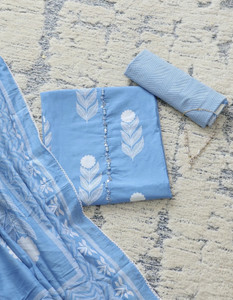 krishna boutique Pure Cotton Printed Salwar Suit Material