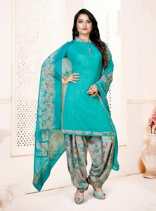 THIRA Crepe Printed Salwar Suit Material