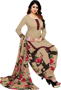 ANIRAV Crepe Printed Salwar Suit Material