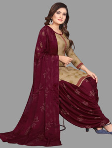 THIRA Crepe Printed Salwar Suit Material